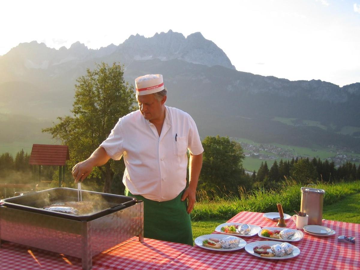 Alpengasthof Hirschberg Sankt Johann in Tirol Exteriör bild