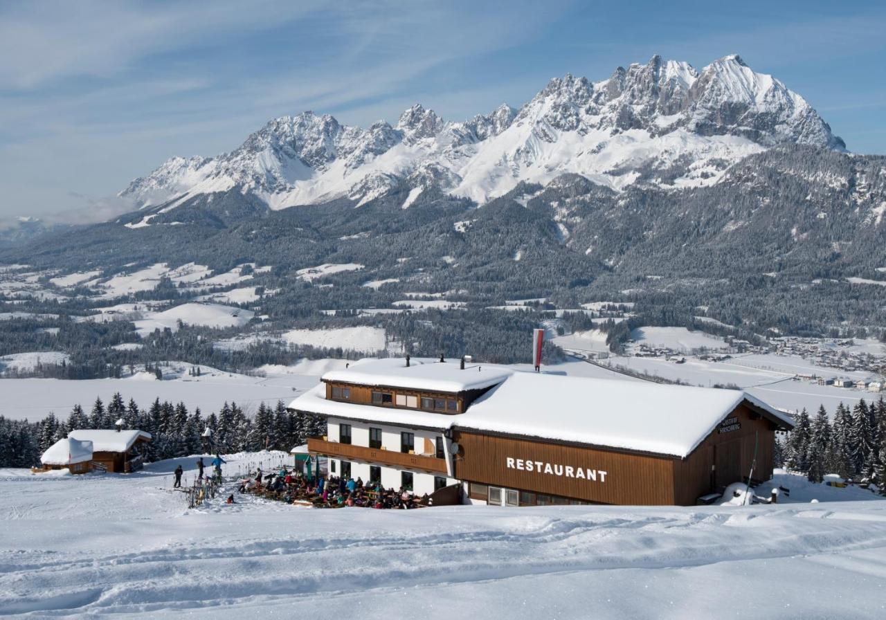 Alpengasthof Hirschberg Sankt Johann in Tirol Exteriör bild