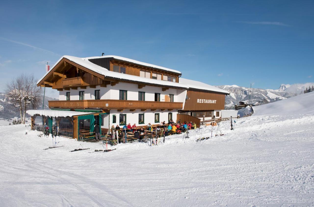 Alpengasthof Hirschberg Sankt Johann in Tirol Exteriör bild