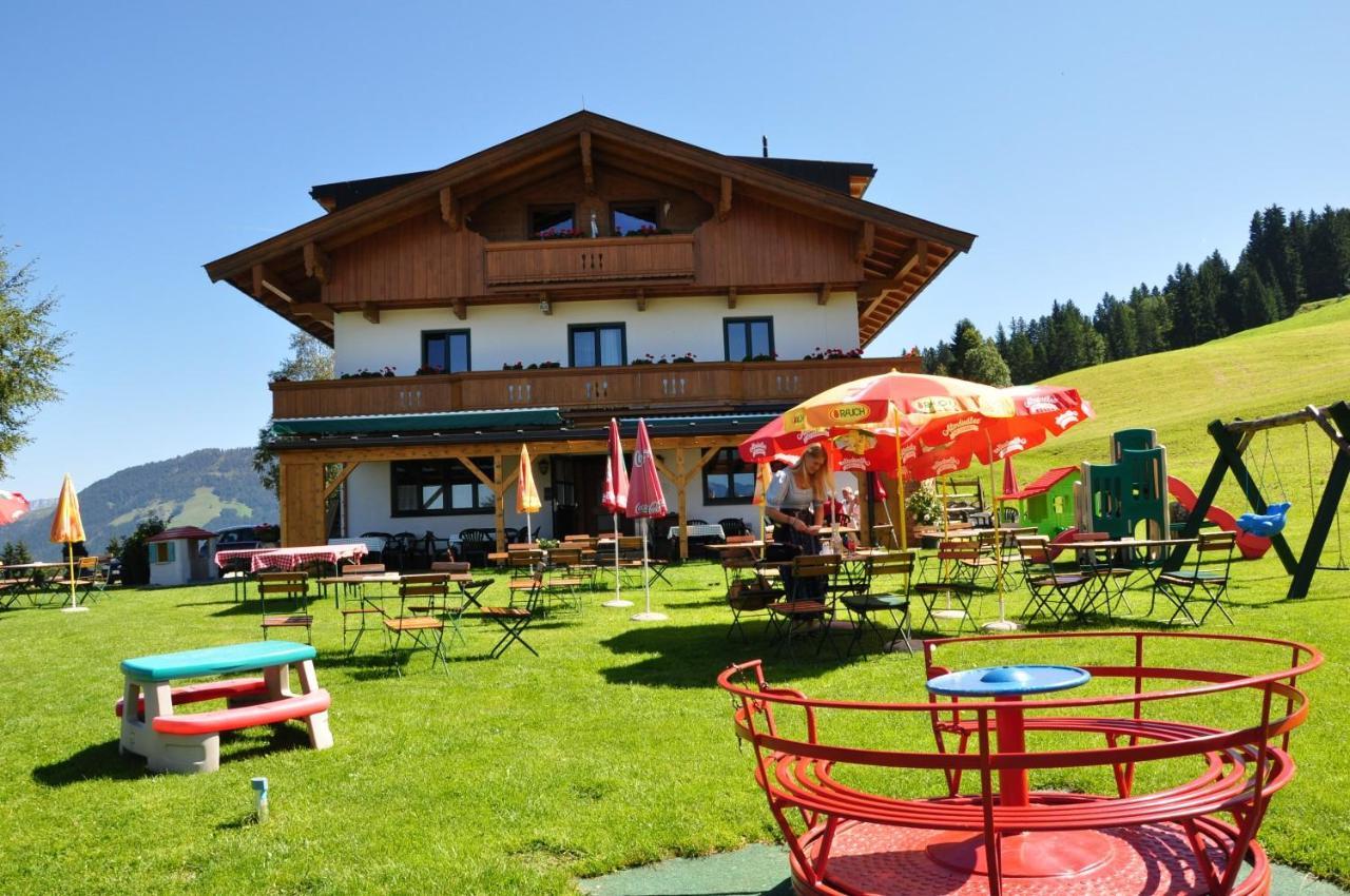 Alpengasthof Hirschberg Sankt Johann in Tirol Exteriör bild