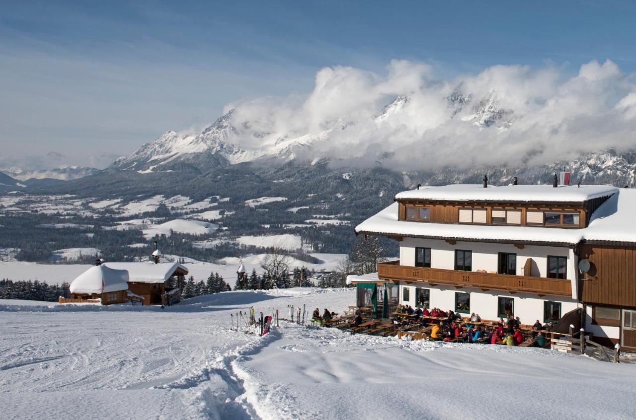 Alpengasthof Hirschberg Sankt Johann in Tirol Exteriör bild